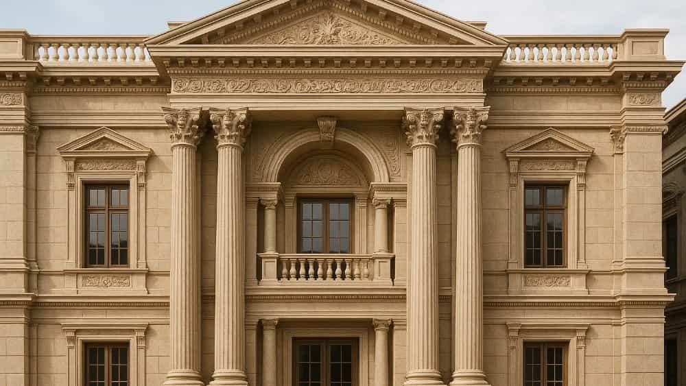 هزینه اجرای نمای کلاسیک و رومی در گیلان: راهنمای قیمت‌گذاری نماکاری امیری
